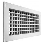 2VA-350х350 решетка двухрядная алюминиевая