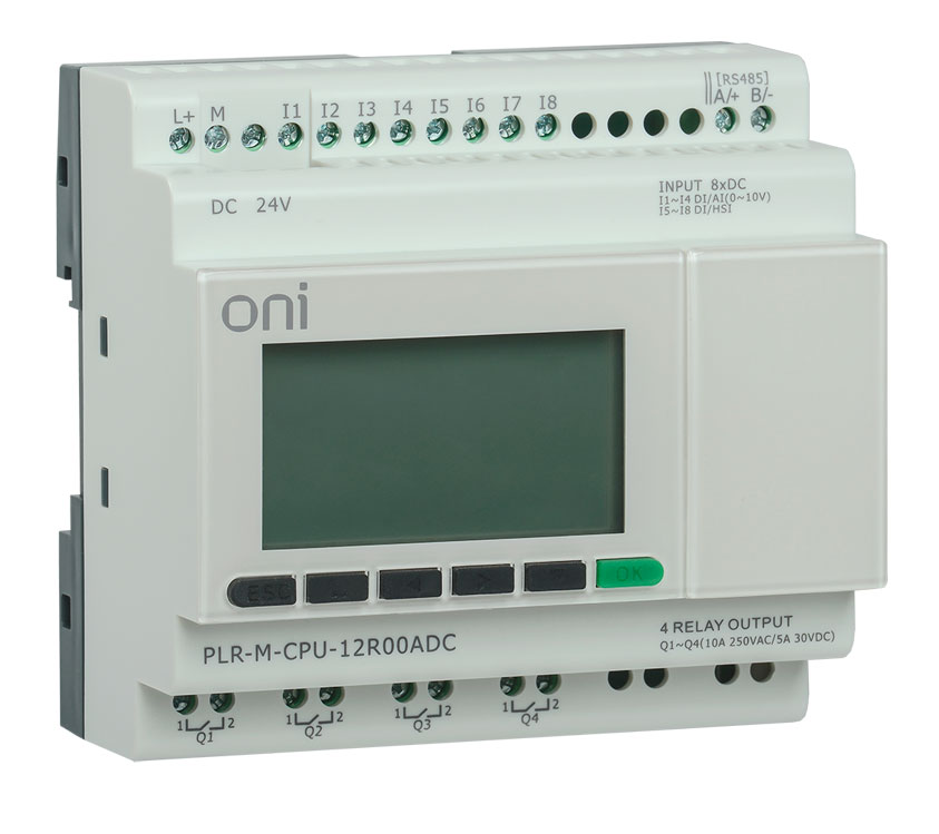 Микро ПЛК PLR-M. CPU DI12/DO06(R) 220В AC