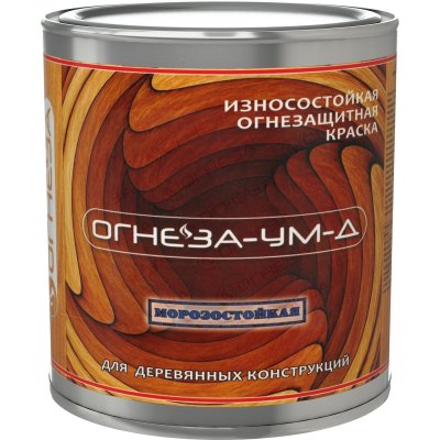 Огнезащитная универсальная морозостойкая краска ОГНЕЗА-УМ-Д 3 кг