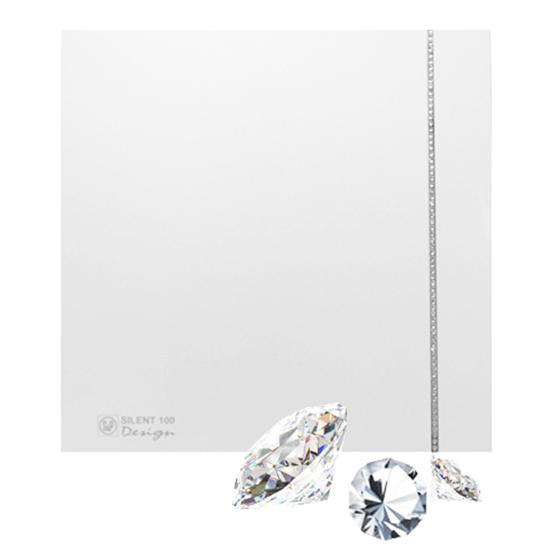 Накладной вентилятор Soler Palau SILENT-100 CZ DESIGN SWAROVSKI