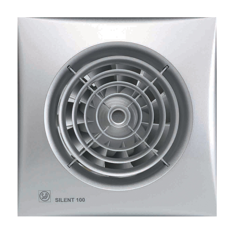 Накладной вентилятор Soler Palau SILENT-100 CHZ SILVER