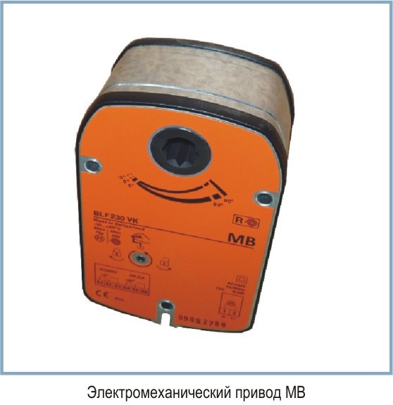Приводы для противопожарных клапанов VKT