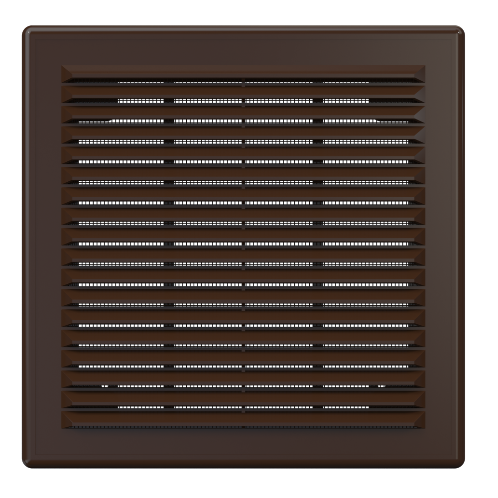 Решетка вентиляционная Р сетка разъемная 209х209 пластик Brown ERA