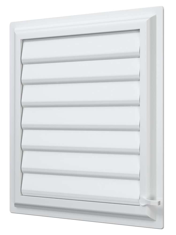 Решетка вентиляционная AIRVENT регулируемая жалюзи 349х399 пластик ERA