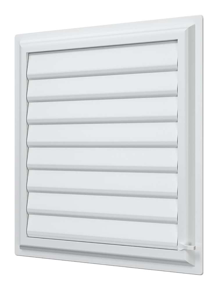 Решетка вентиляционная AIRVENT регулируемая жалюзи 402х442 пластик ERA