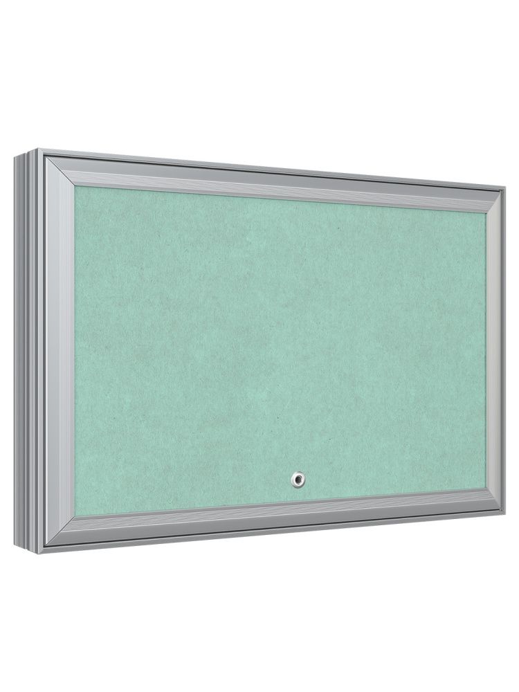 Люк ревизионный D Ceramo Base 300х200 скрытый монтаж съемный алюминий EVECS