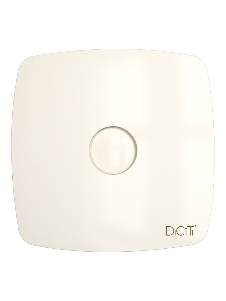 Вентилятор накладной RIO D125 обратный клапан Ivory DICITI