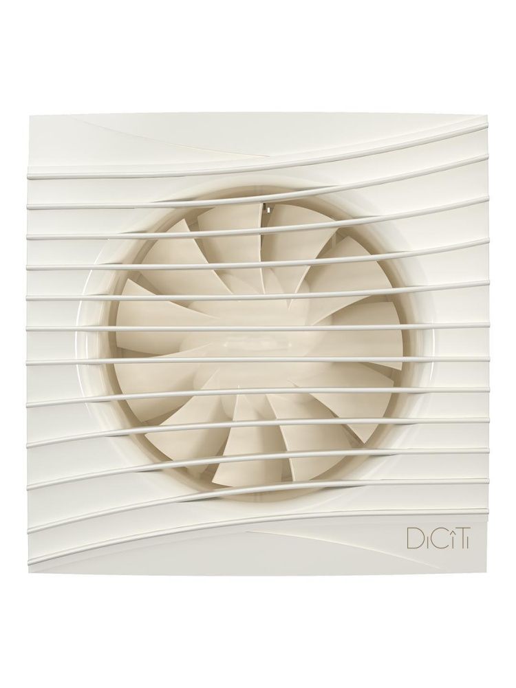 Вентилятор накладной SILENT D125 обратный клапан Ivory DICITI