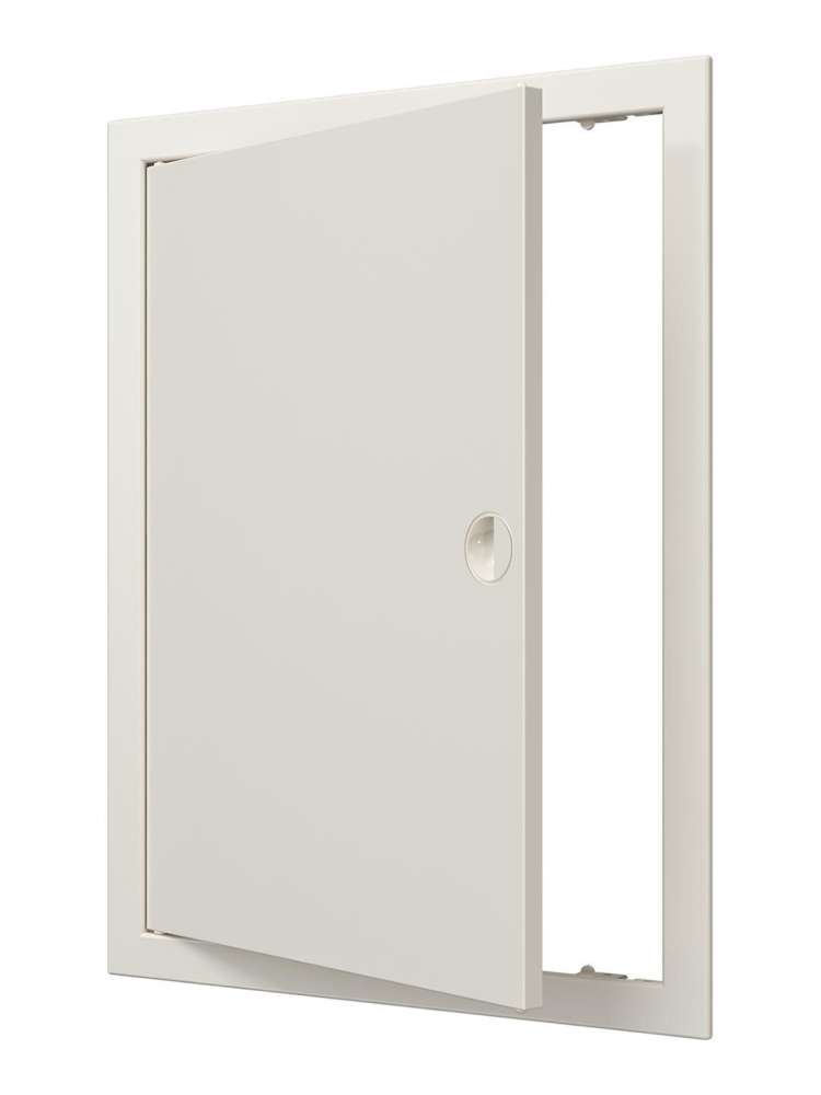 Люк ревизионный ЛР фланец 296х396 ручка 318х418 пластик Ivory EVECS