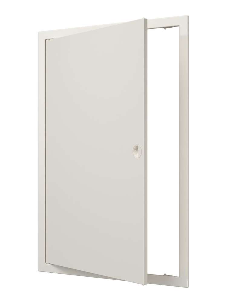 Люк ревизионный ЛР фланец 396х596  ручка 418х618 пластик Ivory EVECS
