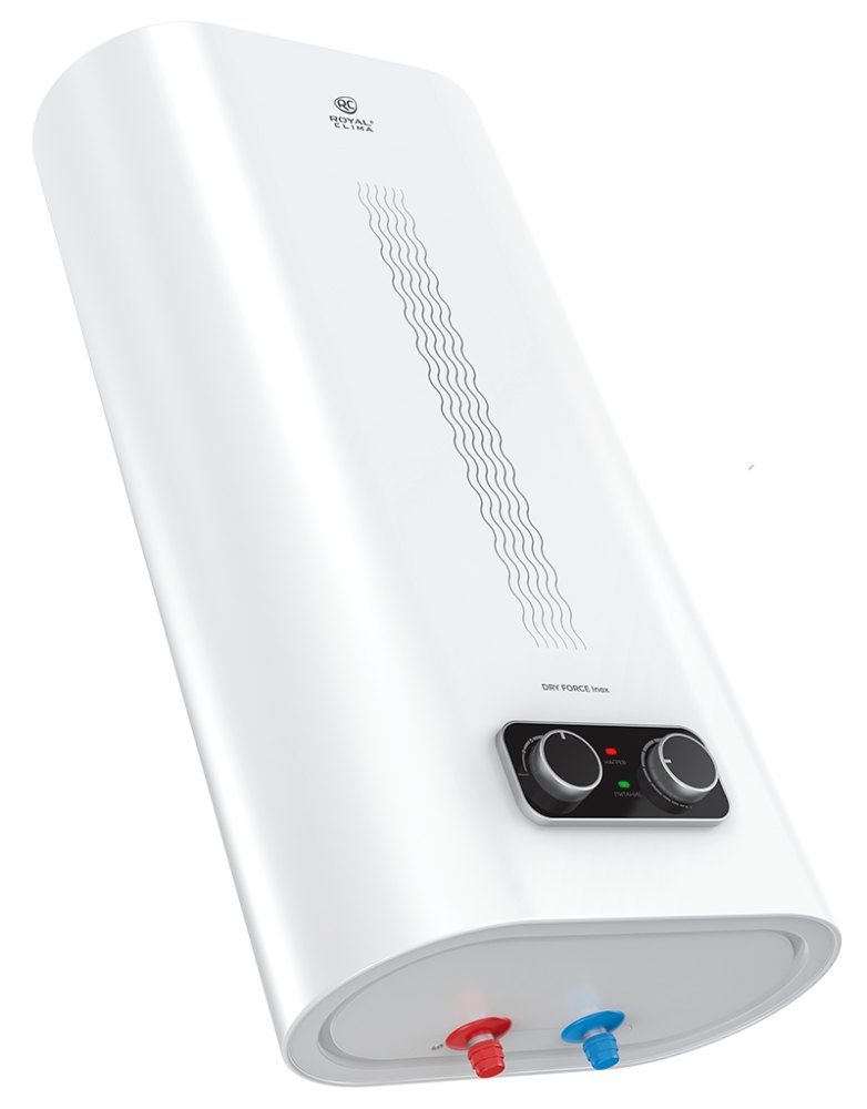 Электрический водонагреватель ROYAL Clima DRY FORCE Inox RWH-DF50-FS Электрический водонагреватель ROYAL Clima DRY FORCE Inox RWH-DF50-FS