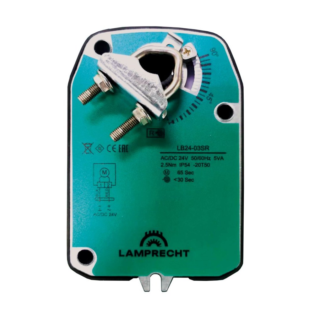 Электропривод с возвратной пружиной LAMPRECHT LB220-05SR