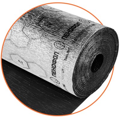 ПЕНОФОЛ BLACK C 20 мм, рулон 0,6×10 м (6 м²)