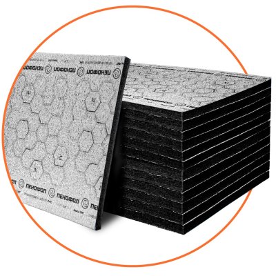 ПЕНОФОЛ Евроблок BLACK 30 мм, плита 600×1000 мм