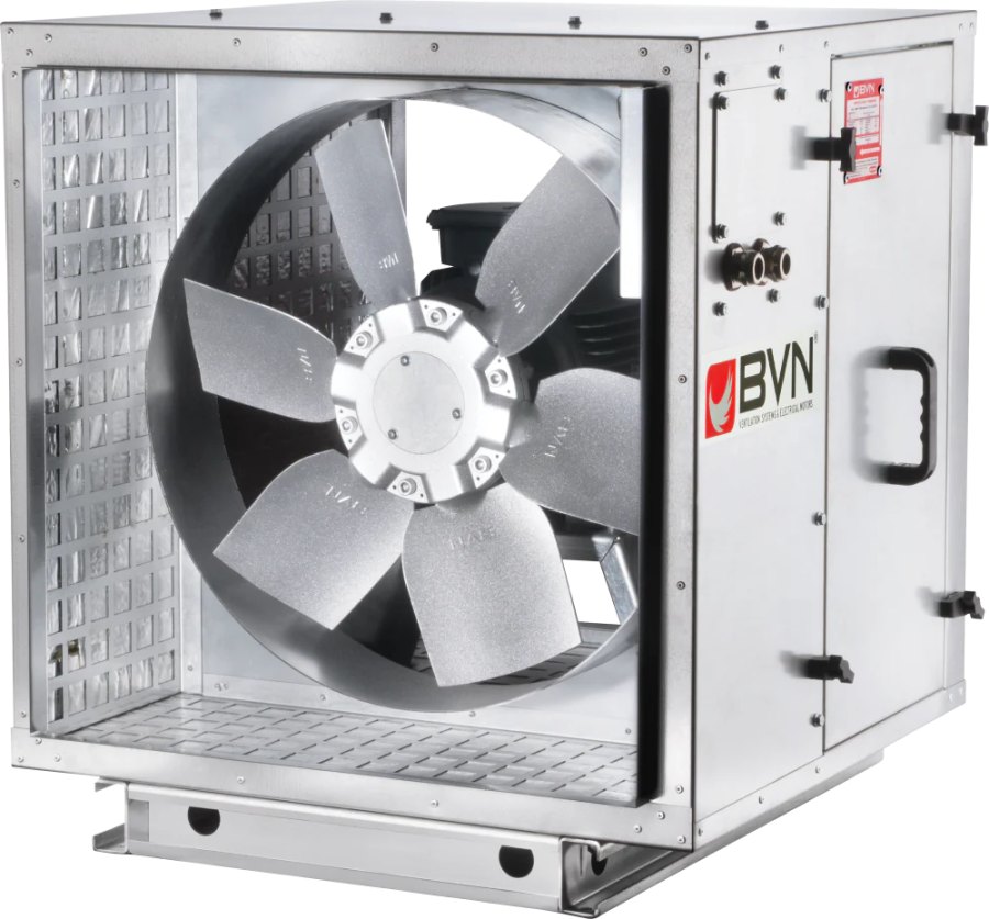 Шумоизолированный канальный осевой вентилятор дымоудаления ARMO-C 1000/3
