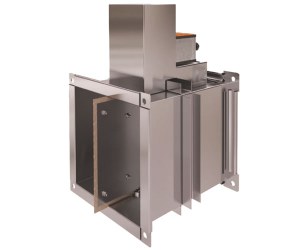 Противопожарный клапан LVS-К-60-200*200-НО-СН-МВ-N(230) канальный 200×200 мм, EI 60, нормально открытый