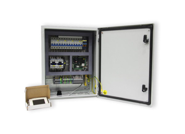 Щит управления с выносным пультом DMXGT/11кВт/V/Fi/HW/CW/CF/HE.2х36кВт/M-IP65