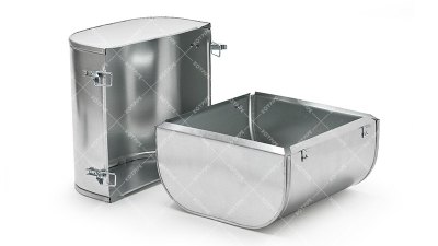 Короб защитный оцинкованный для фланцев и арматуры XOTPIPE O-МЕ-ZN BOX-FR