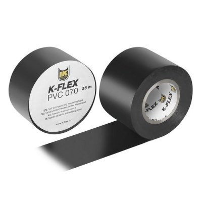 Лента ПВХ K-FLEX PVC AT 070 38 мм × 25 м, чёрная