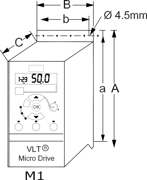 Частотный преобразователь FC-051P1K5 1.5кВт, 6.8А, 220В купить в Москве ...