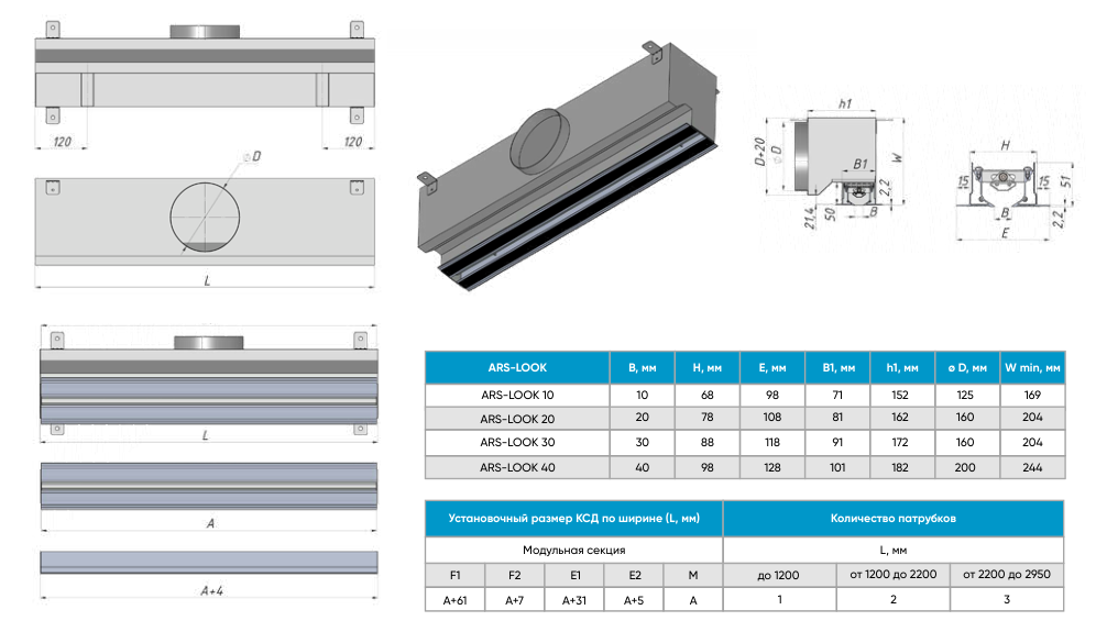 Щелевые решетки скрытого монтажа Щелевые решетки скрытого монтажа