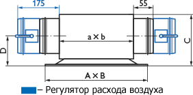 Приточно-вытяжные воздухораспределители 1ПВК