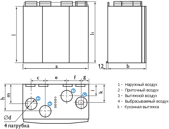 Приточно-вытяжные установки HERU 160 T