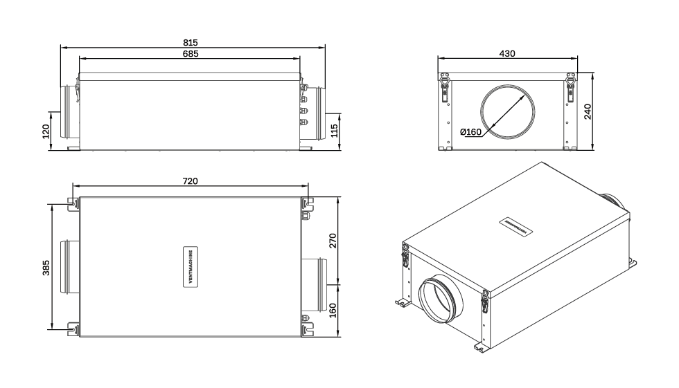 Приточные установки Orange 600 GTC