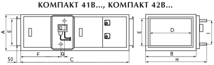 Приточные установки Компакт 417B2 EC3